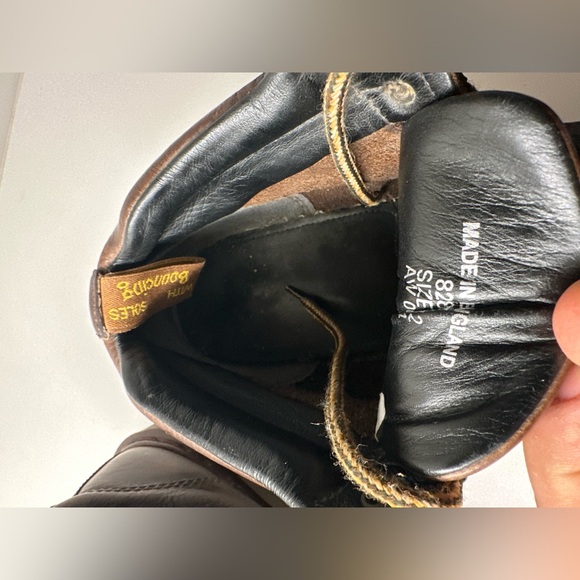 Vtg Dr. Martens 8287 Doc Chunky Grizzly Leather Combat Men’s Boots UK 12 US 13 - Picture 11 of 11